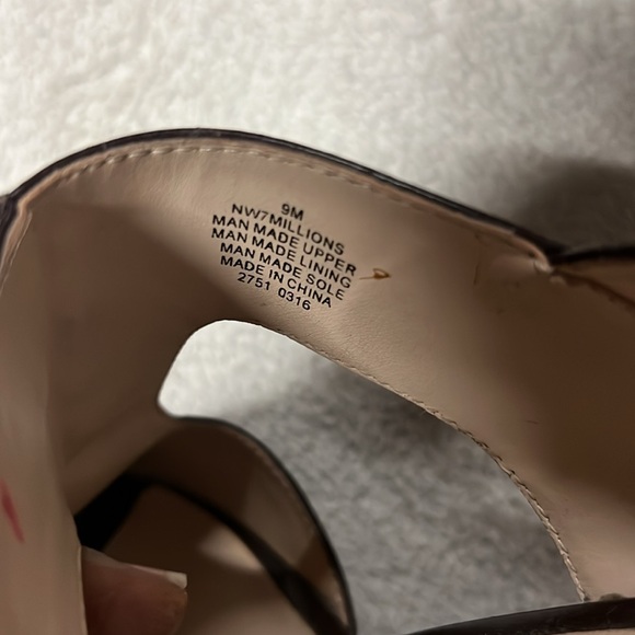 Nine West 7 Millions Strap Wedge Sandals - Picture 6 of 6